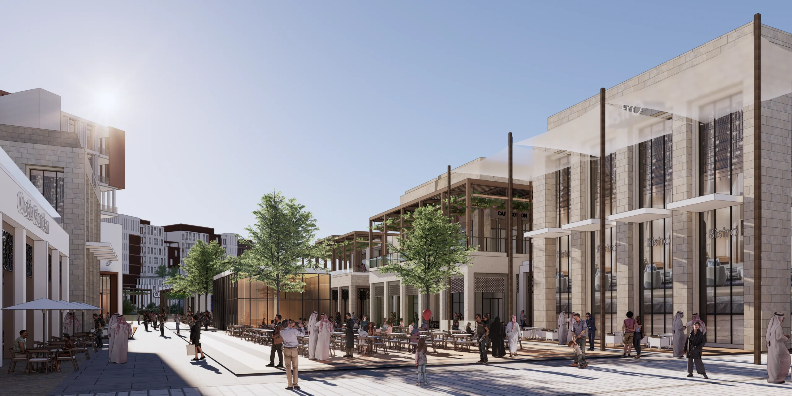 Main street. Shopping.